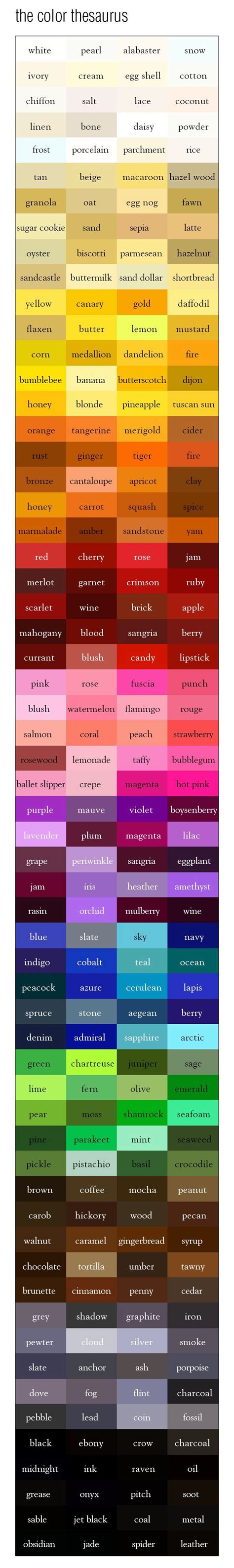 These 340 Unique Color Names Make the Best Color .